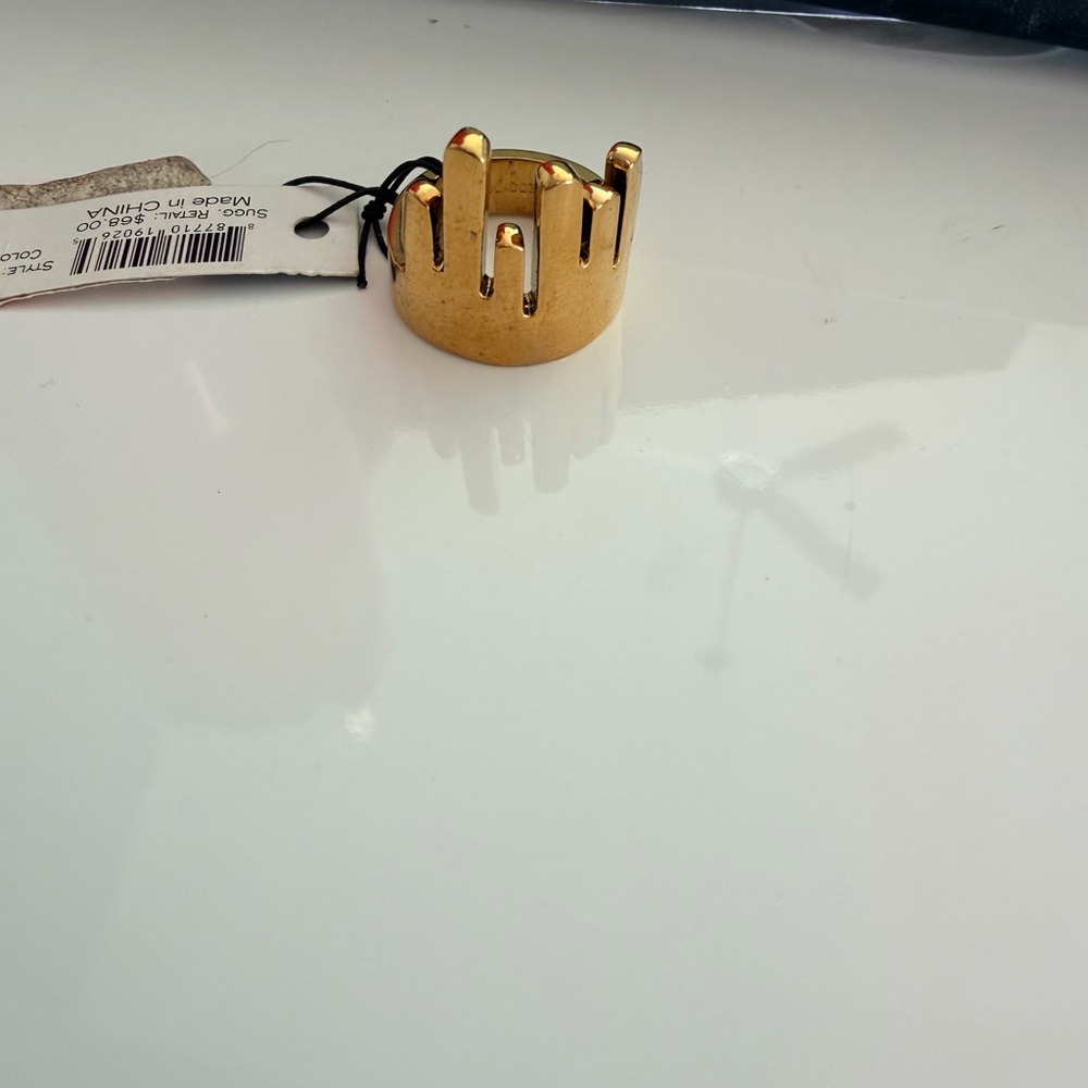 Marc By Marc Jacobs Gold Ring - Picture 3 of 4
